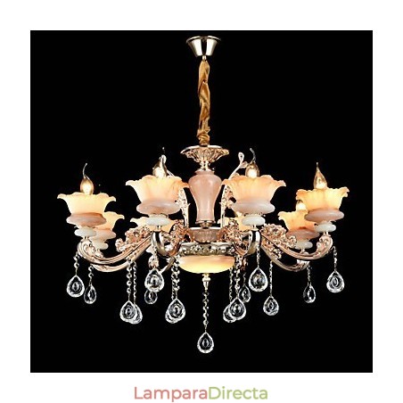 Lámpara colgante de metal estilo mini de cristal, moderna, contemporánea, tradicional, clásica, de aleación de zinc. Lámpara colgante de metal estilo mini de cristal, moderna, contemporánea, tradicional, clásica, de aleación de zinc.