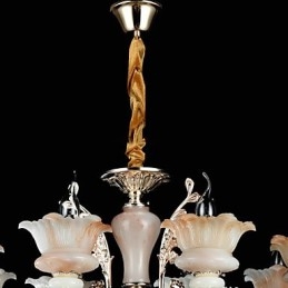 Lámpara colgante de metal estilo mini de cristal, moderna, contemporánea, tradicional, clásica, de aleación de zinc.