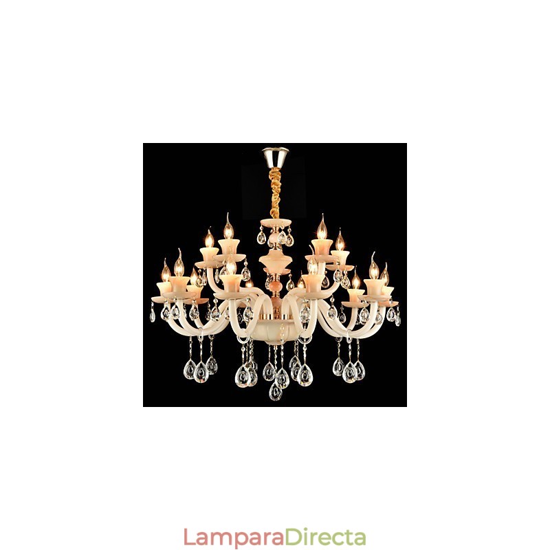 Lámpara de araña de comedor de metal estilo mini de cristal, moderna, contemporánea, tradicional, clásica, galvanizada.