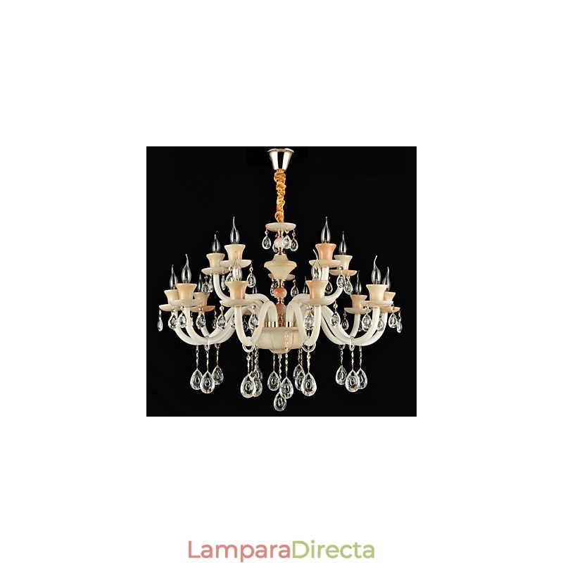 Lámpara de araña de comedor de metal estilo mini de cristal, moderna, contemporánea, tradicional, clásica, galvanizada.