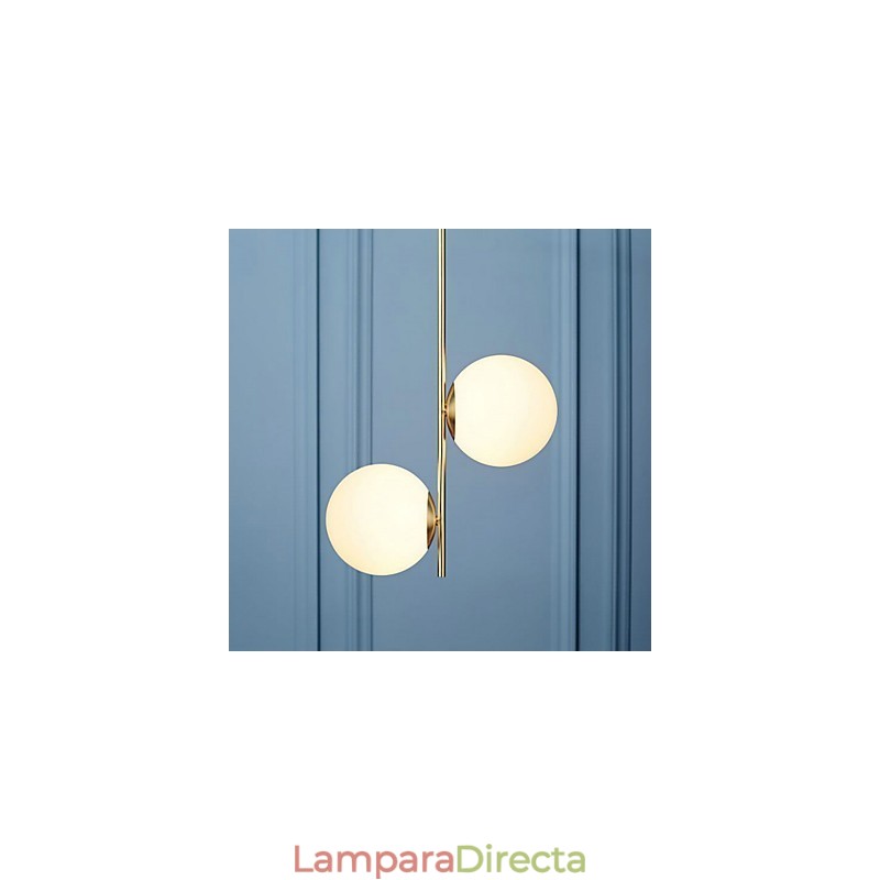 Lámpara de araña de 2 focos con diseño de cabaña rústica para diseñadores de interiores de metal.