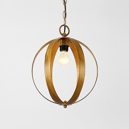 Lámpara colgante de metal estilo industrial americano con pintura en color estilo loft europeo para decorar interiores.