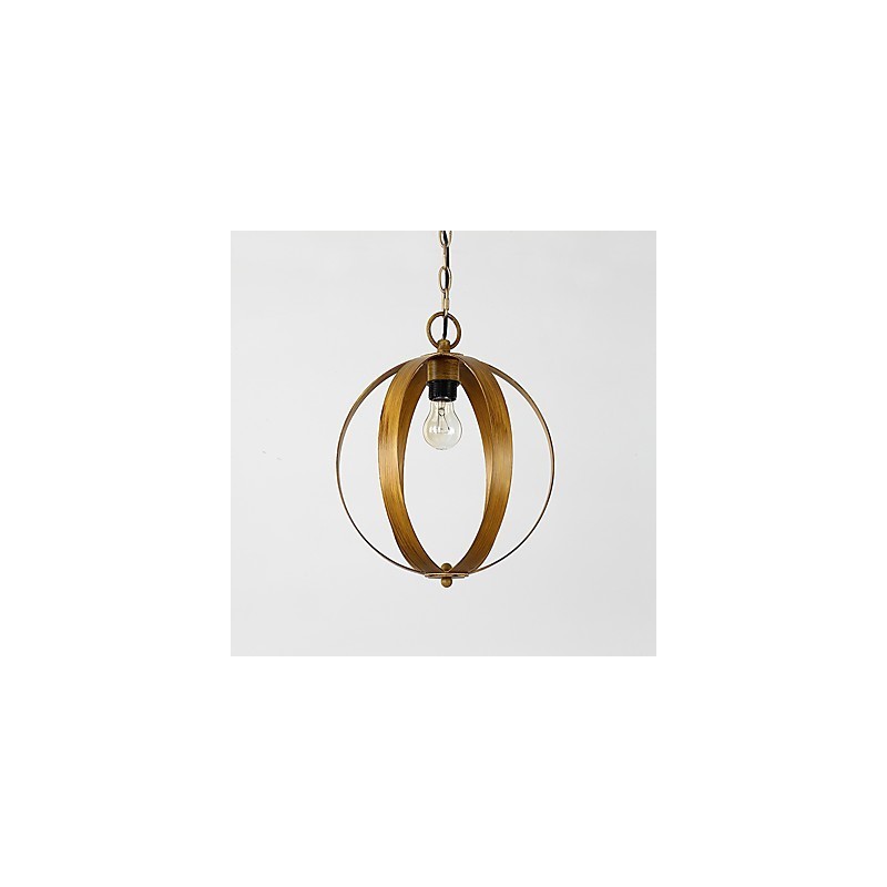 Lámpara colgante de metal estilo industrial americano con pintura en color estilo loft europeo para decorar interiores.