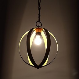 Lámpara colgante de metal estilo industrial americano con pintura en color estilo loft europeo para decorar interiores.