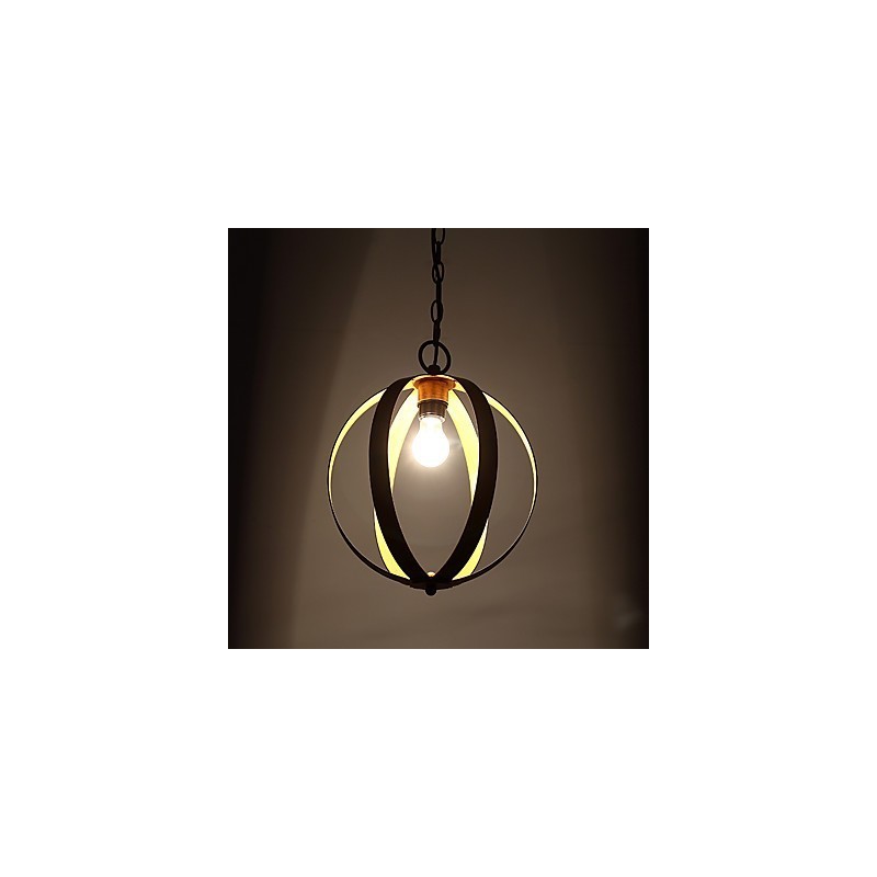 Lámpara colgante de metal estilo industrial americano con pintura en color estilo loft europeo para decorar interiores.