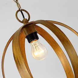 Lámpara colgante de metal estilo industrial americano con pintura en color estilo loft europeo para decorar interiores.