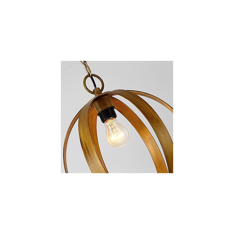 Lámpara colgante de metal estilo industrial americano con pintura en color estilo loft europeo para decorar interiores.