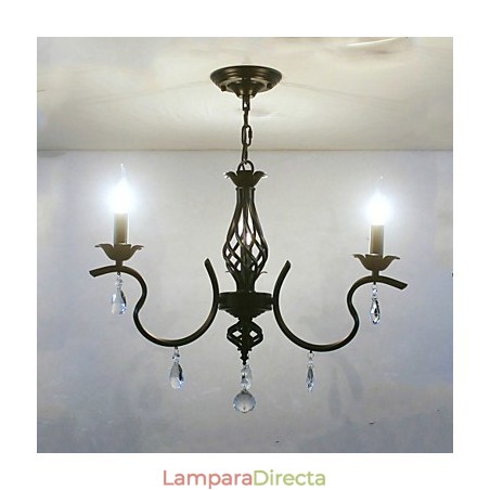 Lámpara de araña de cristal de estilo europeo, pequeña lámpara de araña, lámparas creativas sencillas Lámpara de araña de cristal de estilo europeo, pequeña lámpara de araña, lámparas creativas sencillas