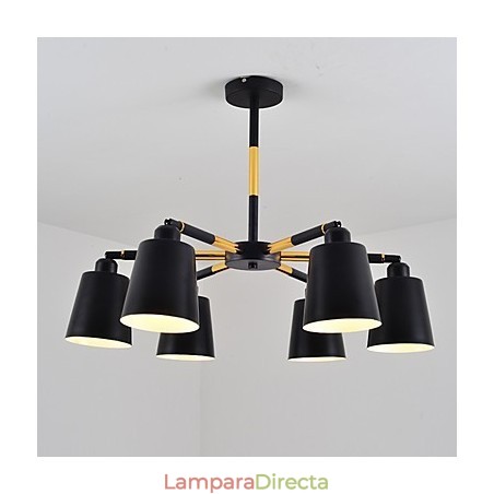Lámpara colgante con pintura clásica tradicional de estilo mini de madera y bambú. Lámpara colgante con pintura clásica tradicional de estilo mini de madera y bambú.