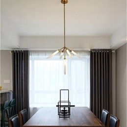 Lámpara de araña moderna contemporánea personalizada de estilo mini de 5 luces