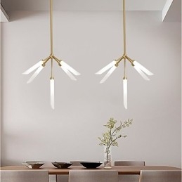Lámpara de araña moderna contemporánea personalizada de estilo mini de 5 luces