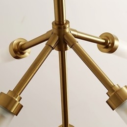 Lámpara de araña moderna contemporánea personalizada de estilo mini de 5 luces
