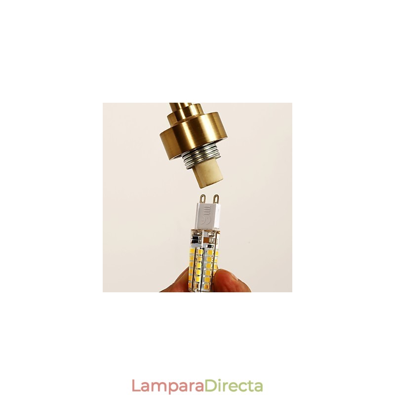 Lámpara de araña moderna contemporánea personalizada de estilo mini de 5 luces