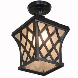 Lámpara rural americana para jardín, patio, exterior, impermeable, estilo uva