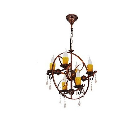 Lámpara de araña de metal con diseño de globo terráqueo estilo rústico vintage retro para diseñadores de estilo mini Lámpara de araña de metal con diseño de globo terráqueo estilo rústico vintage retro para diseñadores de estilo mini