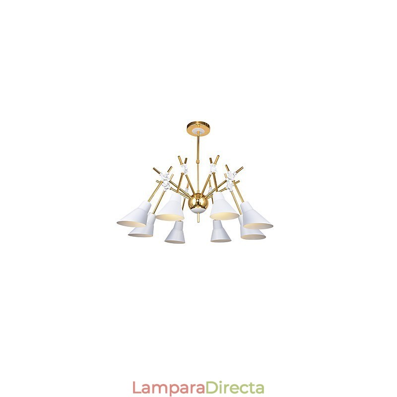 Lámpara de araña artística con dirección ajustable personalizada Lámpara de araña N