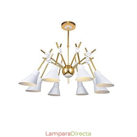 Lámpara de araña artística con dirección ajustable personalizada Lámpara de araña N Lámpara de araña artística con dirección ajustable personalizada Lámpara de araña N
