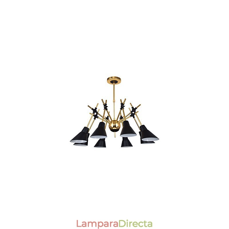 Lámpara de araña artística con dirección ajustable personalizada Lámpara de araña N