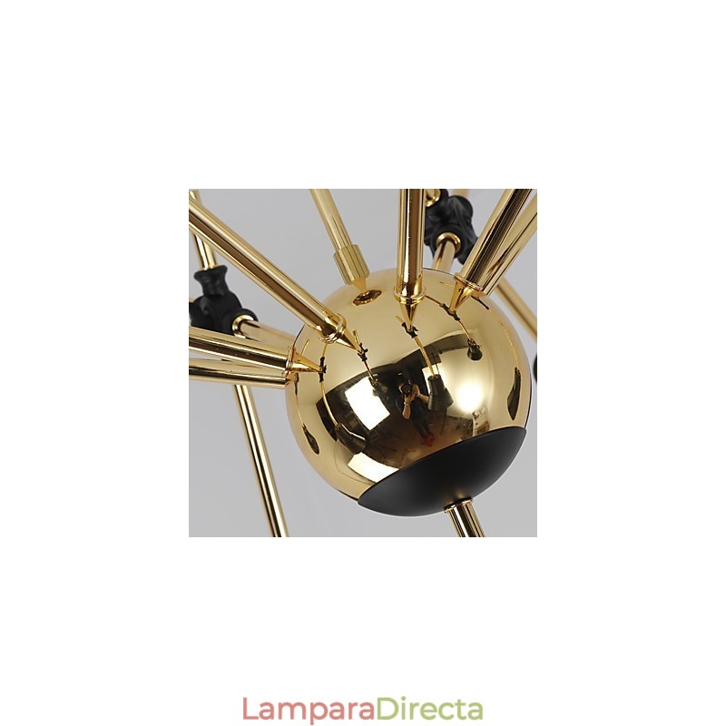 Lámpara de araña artística con dirección ajustable personalizada Lámpara de araña N