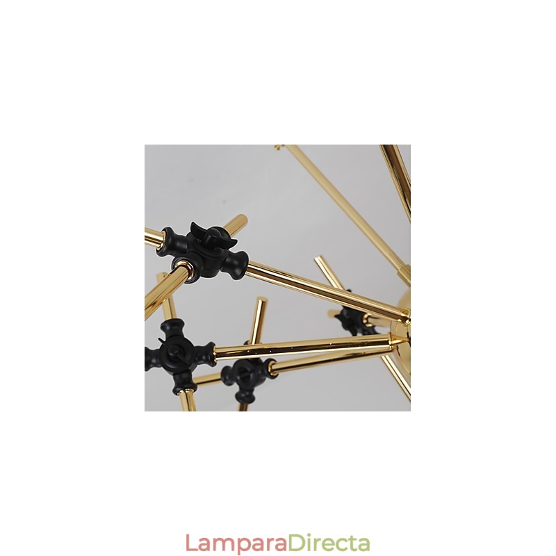 Lámpara de araña artística con dirección ajustable personalizada Lámpara de araña N