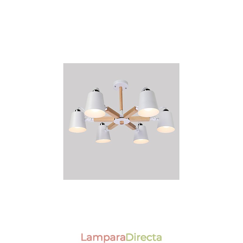 Característica de pintura vintage para lámpara de araña de metal