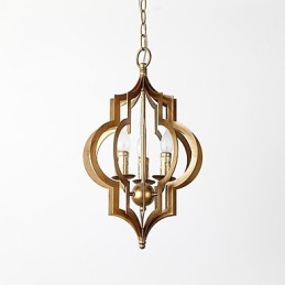 Lámpara colgante de metal vintage estilo loft industrial americano con pintura de color europeo para decorar interiores.
