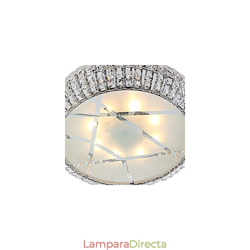 Lámpara de araña de cristal moderna y contemporánea.