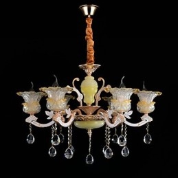 Lámpara colgante de metal estilo mini de cristal, moderna, contemporánea, tradicional, clásica, de aleación de zinc.