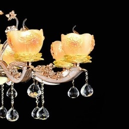 Lámpara colgante de metal estilo mini de cristal, moderna, contemporánea, tradicional, clásica, de aleación de zinc.