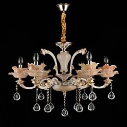 Lámpara colgante de metal estilo mini de cristal, moderna, contemporánea, tradicional, clásica, de aleación de zinc.