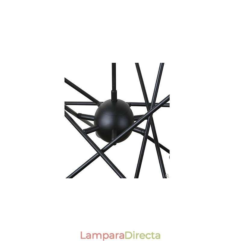 Lámpara de araña de 2 focos con diseño de cabaña rústica para diseñadores de interiores de metal.