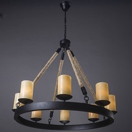 Lámpara colgante industrial clásica rústica estilo cabaña vintage retro estilo country living comedor tienda acero inoxidable