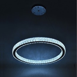 Lámpara colgante de techo interior con anillo regulable, moderna lámpara de araña con control remoto