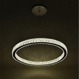Lámpara colgante de techo interior con anillo regulable, moderna lámpara de araña con control remoto
