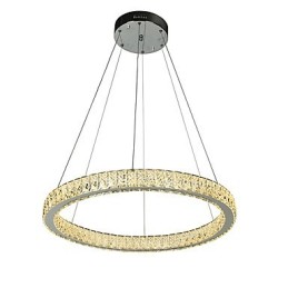 Lámpara colgante de techo interior con anillo regulable, moderna lámpara de araña con control remoto
