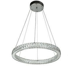 Lámpara colgante de techo interior con anillo regulable, moderna lámpara de araña con control remoto
