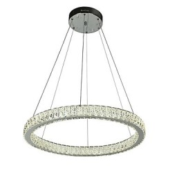 Lámpara colgante de techo interior con anillo regulable, moderna lámpara de araña con control remoto