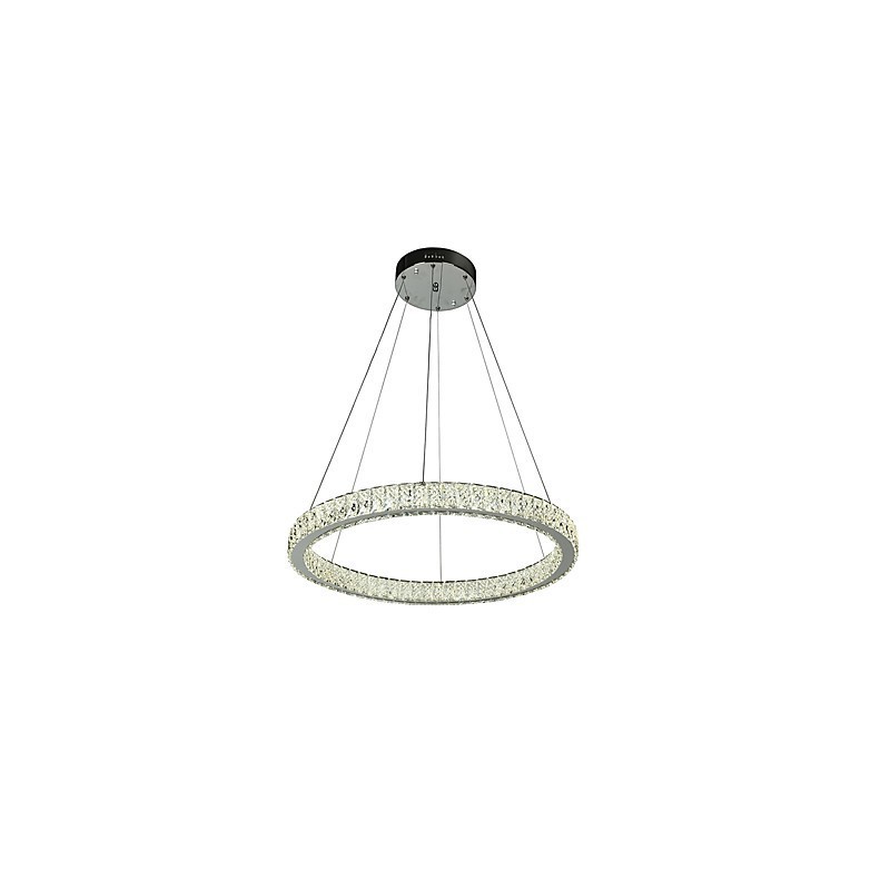 Lámpara colgante de techo interior con anillo regulable, moderna lámpara de araña con control remoto
