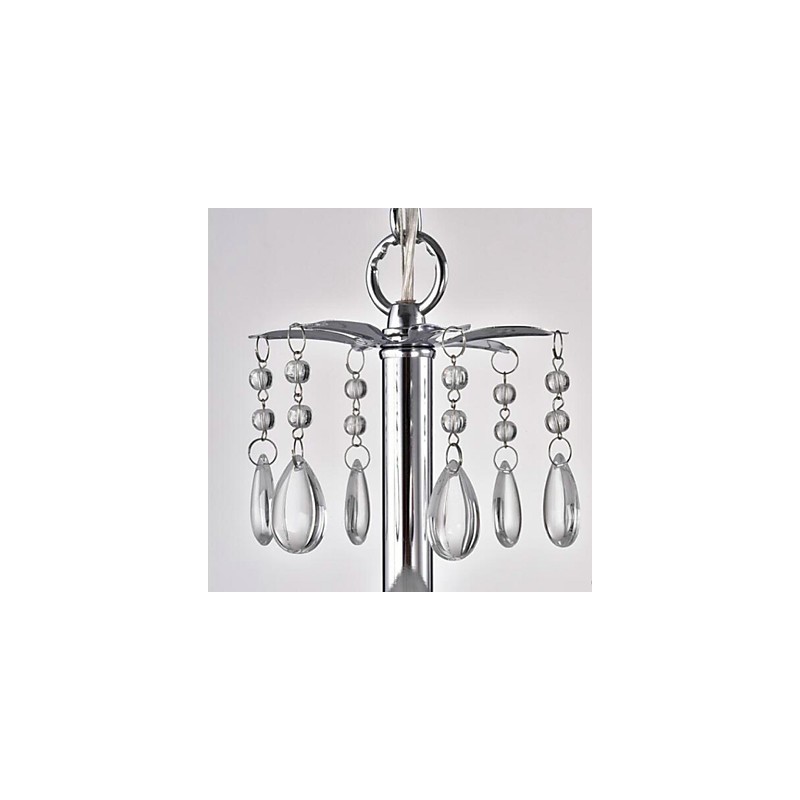 Lámpara de araña de 2 focos con diseño de cabaña rústica para diseñadores de interiores de metal.