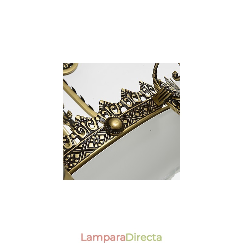 Lámpara de araña de metal estilo mini con pintura clásica tradicional