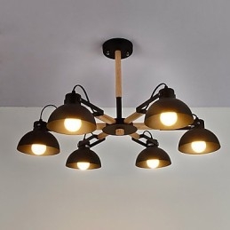 Lámpara de araña de metal estilo mini, con pintura retro vintage rústica clásica tradicional.