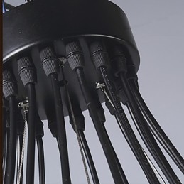 Lámpara de araña creativa nórdica retro industrial para ático