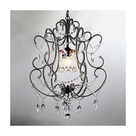 Lámpara colgante de cristal con diseño de araña moderna y vintage Lámpara colgante de cristal con diseño de araña moderna y vintage