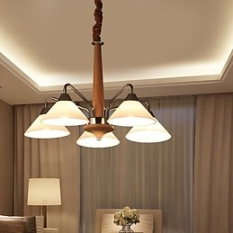 Lámpara de araña contemporánea moderna de 5 luces para