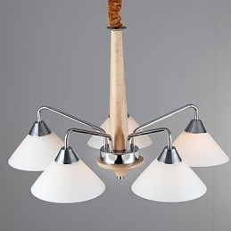 Lámpara de araña contemporánea moderna de 5 luces para