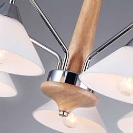 Lámpara de araña contemporánea moderna de 5 luces para