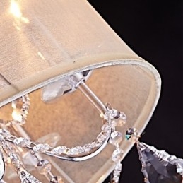 Lámpara de araña de metal moderna, contemporánea, tradicional, clásica, campestre, cromada, para diseñadores de estilo mini de cristal.