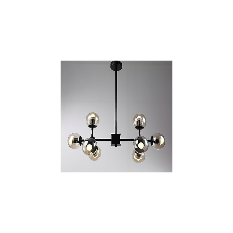 Lámpara de araña de metal estilo mini con pintura retro clásica tradicional