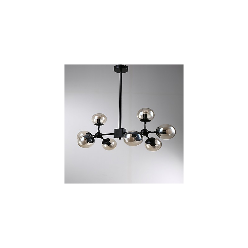 Lámpara de araña de metal estilo mini con pintura retro clásica tradicional