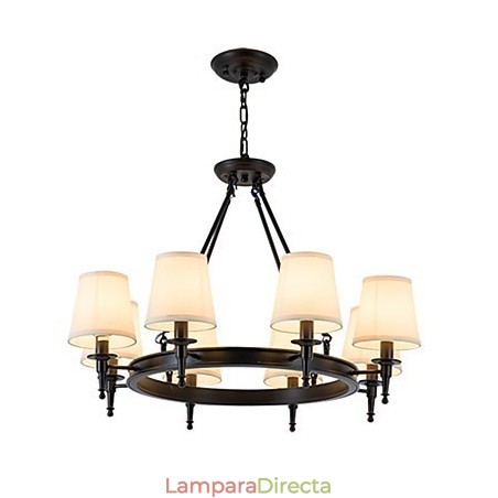 Lámpara de araña empotrada de 8 luces, una luz, dos estilos, moderna, contemporánea, tradicional, clásica, rústica, pintura Lámpara de araña empotrada de 8 luces, una luz, dos estilos, moderna, contemporánea, tradicional, clásica, rústica, pintura